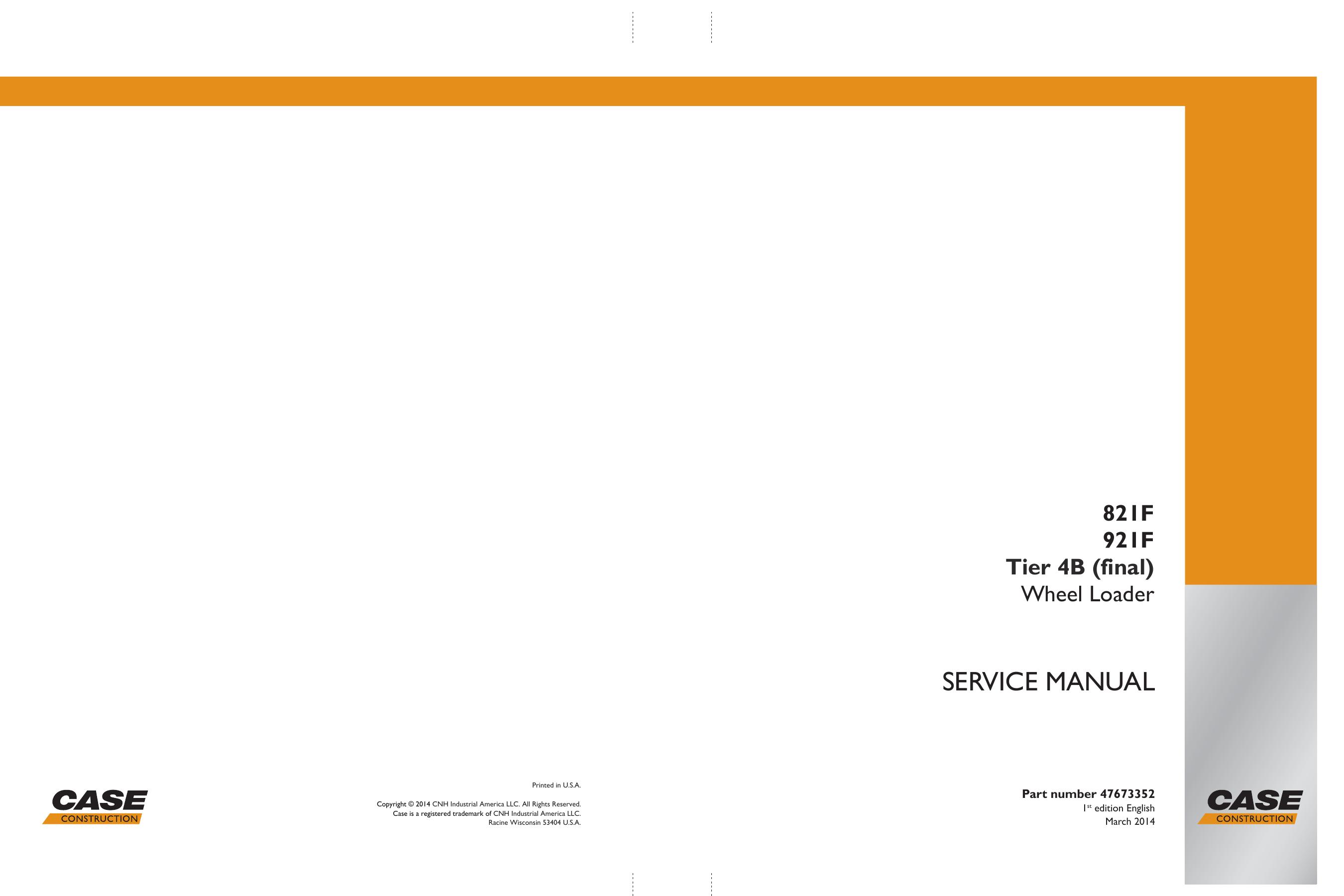 821F,921F Tier4b Service Manual